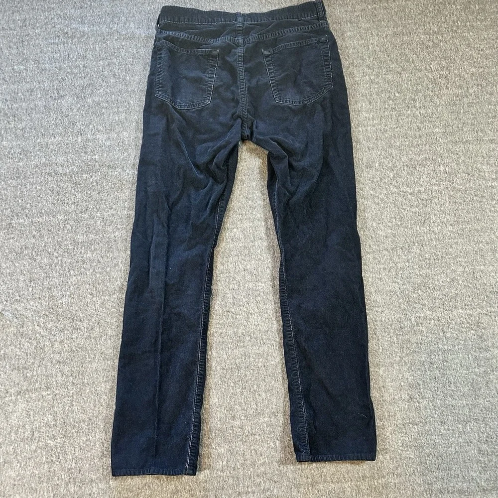 J Crew 770 Straight Leg Corduroy‎ Pants Womens 29x32 Fits 30x37 Blue Trousers